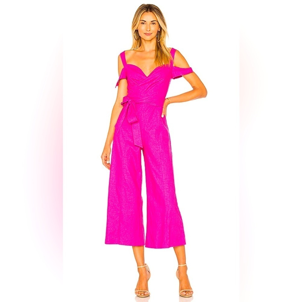 NWOT REVOLVE ALE BY ALESSANDRA Vienna Jumpsuit Magenta S
